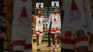 bryce james growth spurt🤯 #shorts #basketball #viral #lebronjames