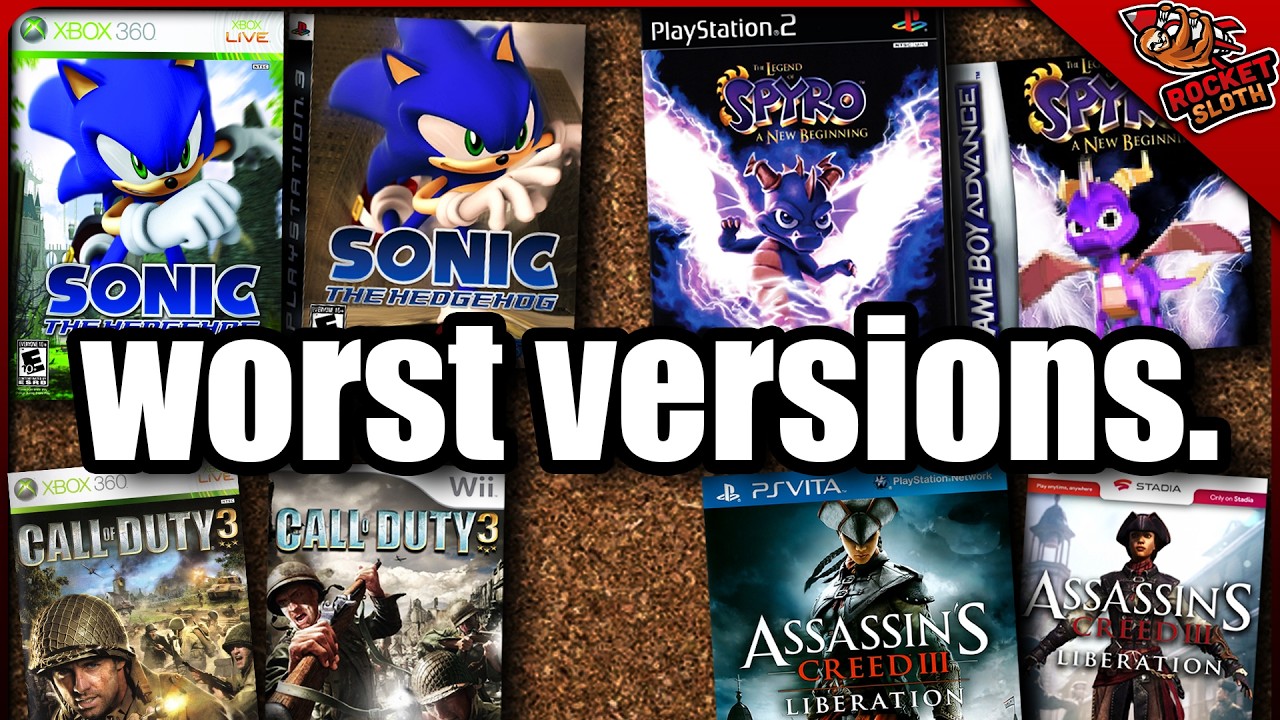 bad games with EVEN WORSE versions...