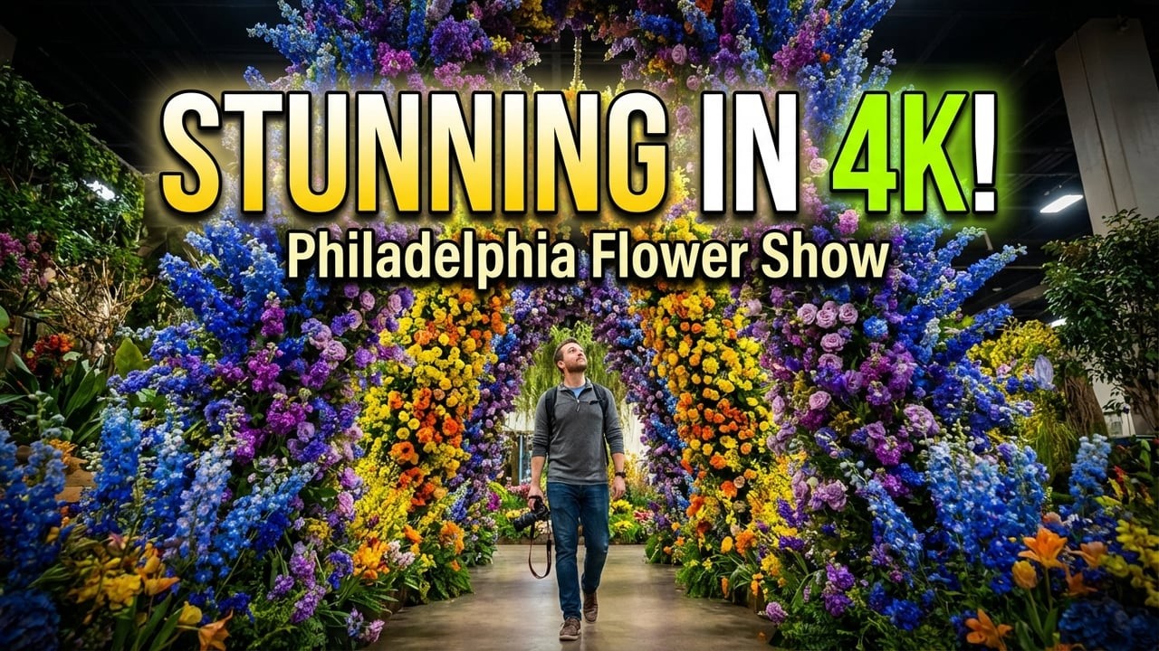 Philadelphia Flower Show 4K Tour | World's Largest Indoor Flower Show