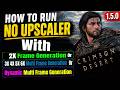 How to Run No Upscaler in Crimson Desert 1.5.0 with Frame Gen, Multi Frame Gen, or Dynamic MFG 6X!