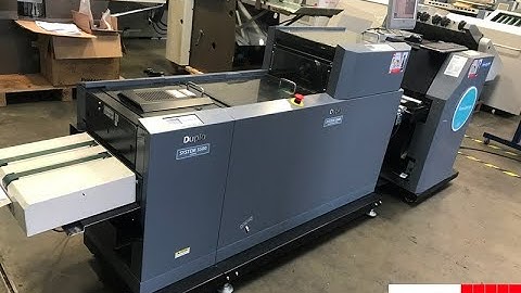 2009 used Duplo system 3500 booklet maker with dsf 2000 sheet feeder for sale in UK   Gab Supplies L