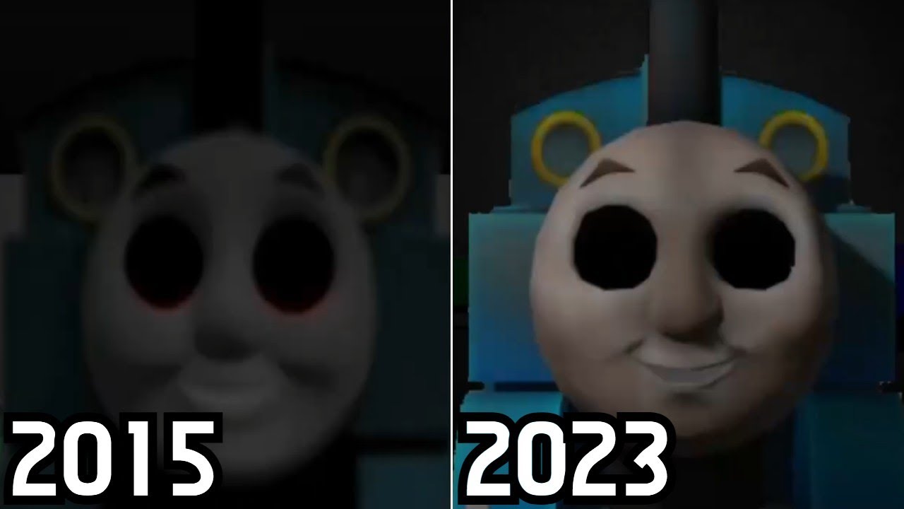 Five Nights at Thomas's OG vs. Rerailed Jumpscares Comparison