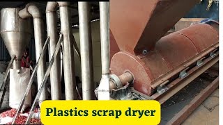 Plastic Scrap Dryer Cycling Plant | plastic recycling unit | REW