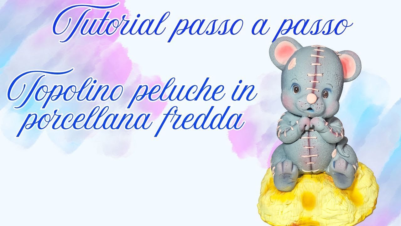Topolino in porcellana fredda tutorial