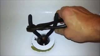 Tub Drain Removal without a Special Tool 