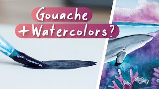 How To Combine Watercolors U0026 Gouache