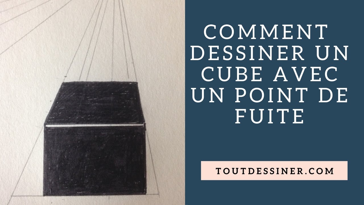 Apprendre à dessiner un Cube à un point de fuite [Tuto] - YouTube