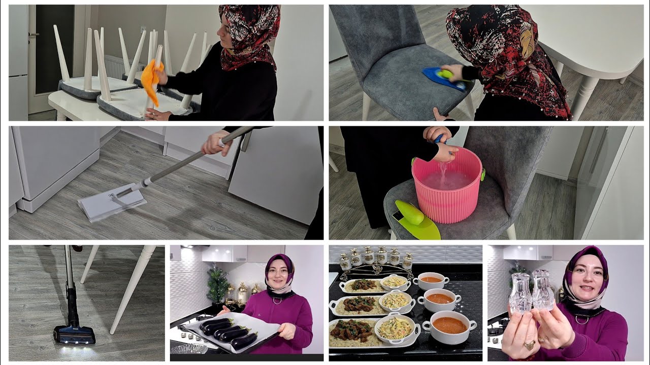 💯SÜPÜR/SİL TEMİZLİK❗️OVA OVA MİSS OLDU🤌YEMEK HAZIRLIĞI😋O TARİFİ YAPTIM 🤩YENİ ALDIKLARIM🥰VLOG