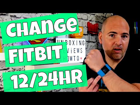 How To Change the 24hr Time Clock On Fitbit Trackers