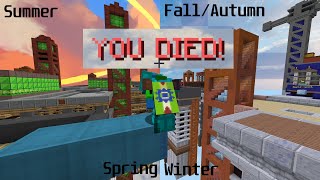 Bedwars, but every time I die, my TEXTURE PACK changes SEASONS.