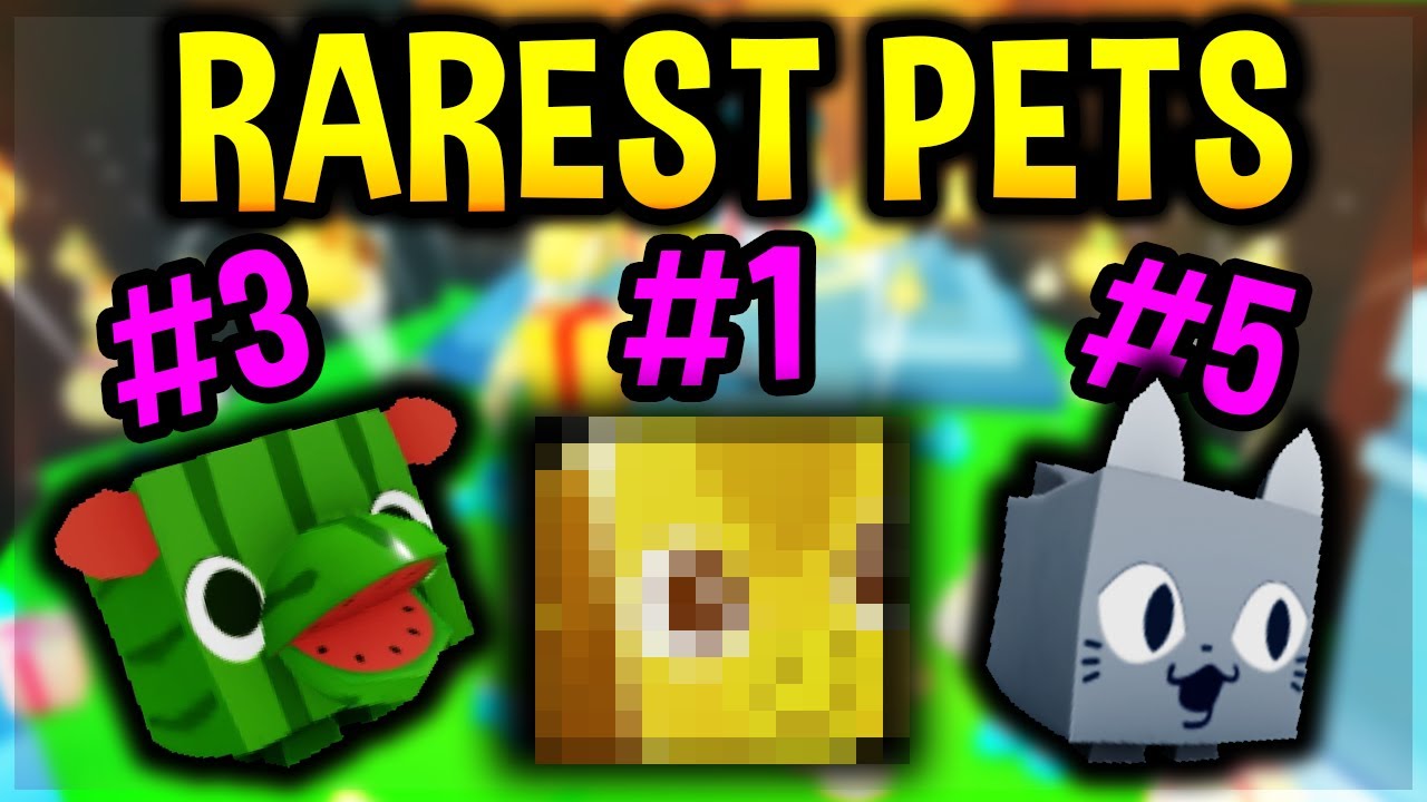 Rarest pets in pet stimulator x ever released