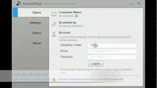 Log In to Splashtop Streamer on a Remote Computer screenshot 5