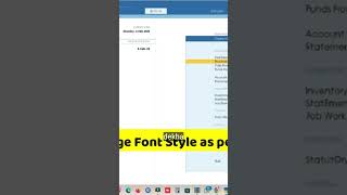 (Free TDL) Change Font Style and Increase Font Size in Tally Prime Visit : www.tallywebsolutions.in