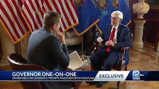 Gov. Evers pushes back on Trump's mass deportation plans: 'That will not work for us'
