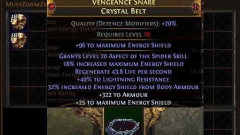 POE: 30 Second Guide to Crafting a 15ex+ Crusader/Shaper Belt (🟦difficult)