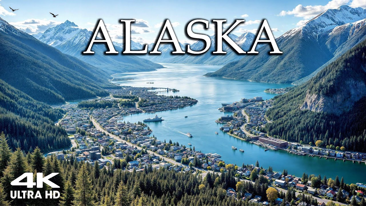 ALASKA 4K | Untouched Wilderness, Glacial Wonders & Arctic Serenity