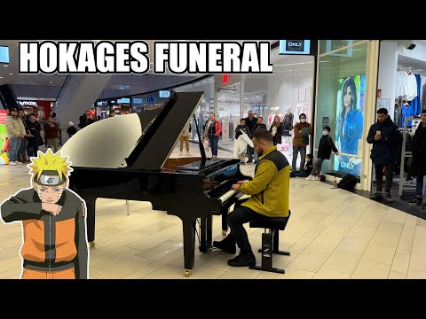 Naruto HOKAGES FUNERAL on a public piano | Solingen, Germany