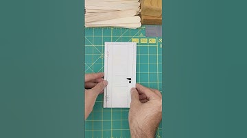 Tiny Miniature Door for Dollhouses (DIY) #shorts