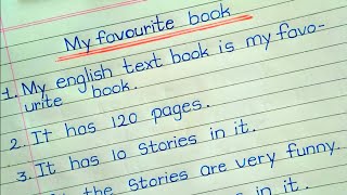 My favourite book essay // 10 line on my favorite book English // my favorite book English