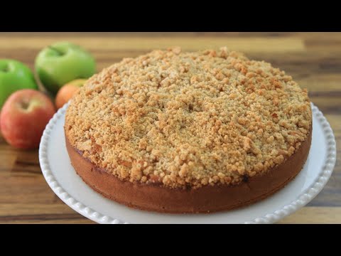 apple-crumble-cake-recipe-|-apple-streusel-cake