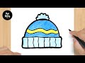 #634 How to Draw a Winter Hat - Easy Drawing Tutorial