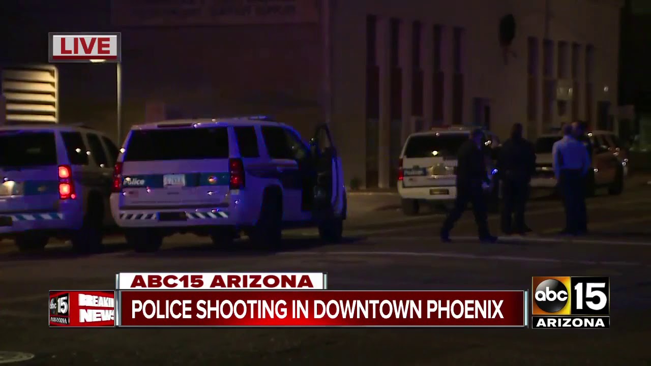 Police shooting in downtown Phoenix YouTube