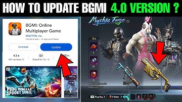 How To Update Bgmi 4.0 Version | Bgmi 4.0 Version Update Kaise Kre