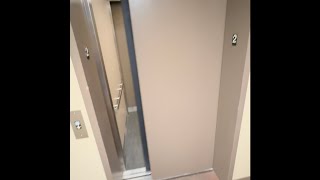 Loud Motor on Hydraulic Dover Impulse Elevator with Rear Door in First Plymouth Congregational UCC