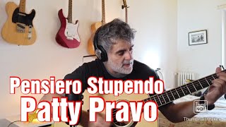 PENSIERO STUPENDO - Patty Pravo - cover chitarra acustica Massimiliano Spalla