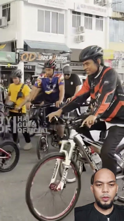 uas bersepeda bersama jamaah malaysia