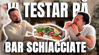 VI TESTAR PÅ: BAR SCHIACCIATE!!