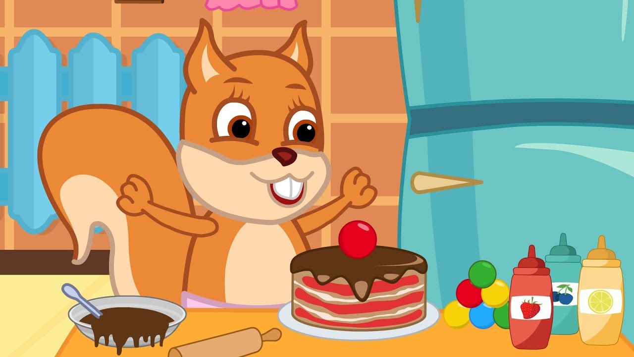 Dessin Animé 2019 Complet En Francais Famille d'Écureuil - Gâteau de Vacances Dessin Animé 2019 en Français