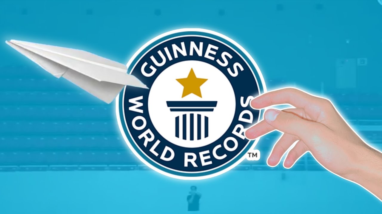 77 Meter 🤯😳 Longest Paper plane Throw Ever | Guinness World record | Paper Airplane
