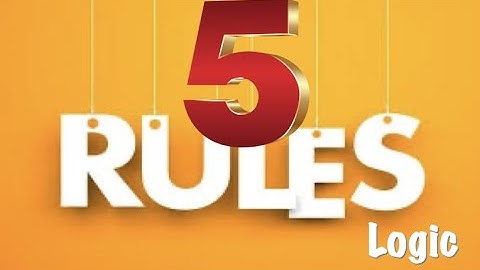 Learning Logic  []  Five Rules for Validity  ........#66