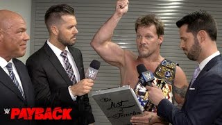 Chris Jericho receives a Raw goodbye from Kurt Angle: Exclusive, April 30, 2017
