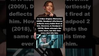 In X-Men Origins: Wolverine (2009), Deadpool effortlessly deflects every bullet fired at him