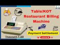 TRUCOUNT T20 Billing Machine Setup | Add Items, Table KOT, Payment Settlement | Full Tutorial