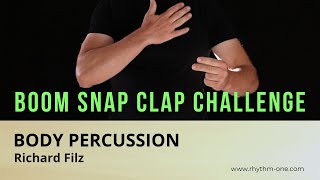 Boom Snap Clap CHALLENGE