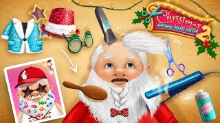 Santa BEFORE & AFTER 🎅 Christmas Animal Hair Salon 2 | TutoTOONS screenshot 4