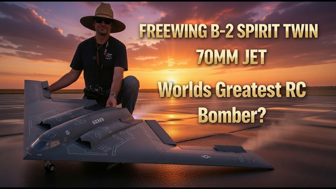 Freewing B-2 Spirit Twin: Is This the Ultimate RC Stealth Bomber? (70mm Jets Go BRRR)