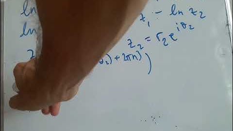 log(z1 z2) = log z1 + log z2