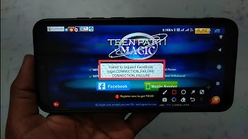 Failed to request FaceBook login CONNECTION FAILURE: CONNECTION_FAILURE problem in Teen Patti Magic