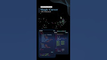 Particles Cursor Using JS..❤️ | #codewith_muhilan #css #coding