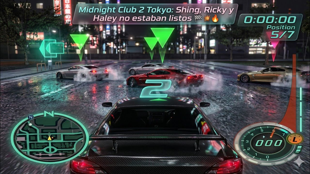 Midnight Club 2 Tokyo: Shing, Ricky y Haley no estaban listos 🏁🔥