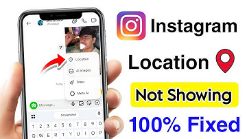fix Instagram location option not showing | instagram location share option not showing problem