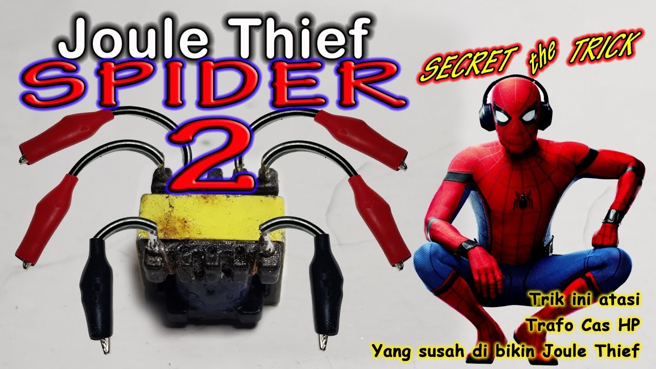 Ready go to ... https://youtu.be/8kqw1Td5bUs [ Joule Thief 3.7 to 220V - JT Spider 2, Joule Thief Spider 2, JT Transistor BD139 NPN]