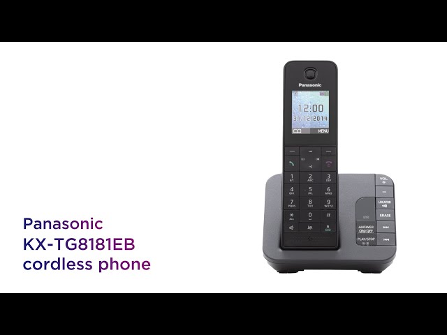 Panasonic KX-TG8181EB Cordless Phone with Answering Machine | Product Overview | Currys PC World