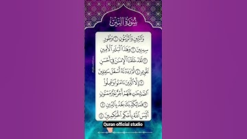 SURAH AT-TIN (سورة التين) 🤍 Egzon Ibrahimi ✨#egzonibrahimi #surahattin