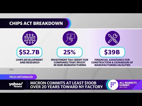 Micron commits to $100 billion multi-decade investment in u. S. Chip manufacturing