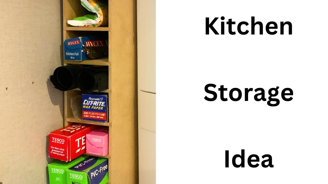 DIY Kitchen Storage Idea YouTube